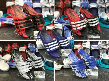 Dép Adidas Duramo đúc loang nhiều màu